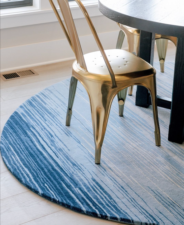 Custom Blue Rug